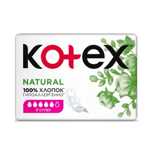 Прокладки Kotex Natural Super №7