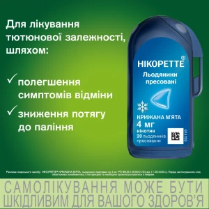 Никоретте ледяная мята леденцы 0,004 №20