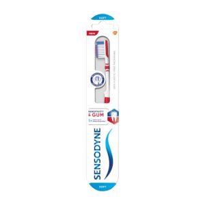 Зубная щетка Sensodyne для чувствительных зубов и защита десен