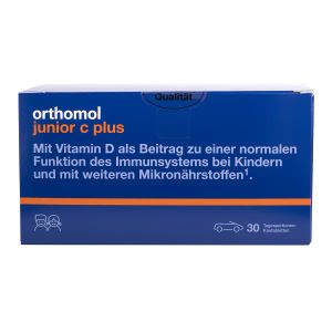 Витаминный комплекс Ортомол Orthomol Junior Plus для детей жевательные таблетки-машинки со вкусом апельсина на 30 дней