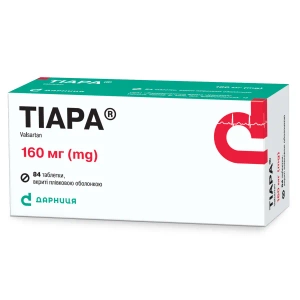 Тиара таблетки покрытые оболочкой 160 мг №84
