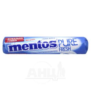 Жевательная резинка Mentos Pure Fresh со вкусом свежей мяты 15,75 г