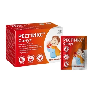 Респікс синус порошок саше зі смаком суниці 4,5 г №10