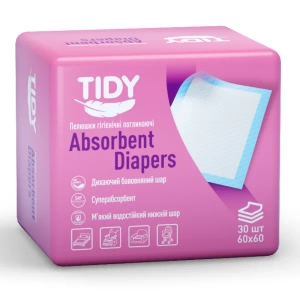 Пеленка гигиеническая Tidy 60х60см №30