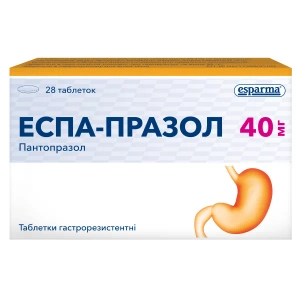 Эспа-празол таблетки 40мг №28