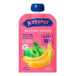 Пюре Карапуз яблуко банан 100 г