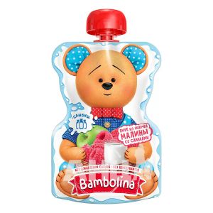 Пюре Bambolina яблуко морква вершки 90 г