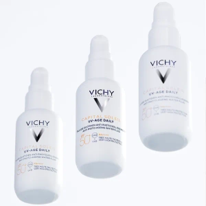 Флюїд сонцезахисний Vichy Капіталь Солей SPF 50+ проти фотостаріння обличчя 40 мл