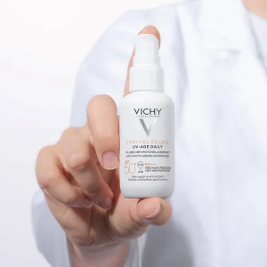 Флюїд сонцезахисний Vichy Капіталь Солей SPF 50+ проти фотостаріння обличчя 40 мл