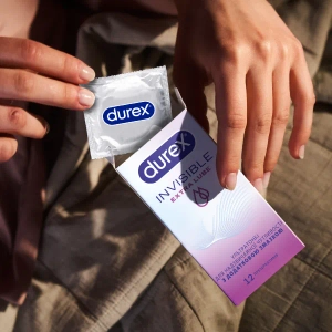 Презервативи Durex Invisible Extra Lube ультратонкі №12