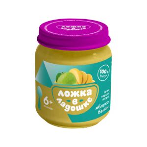 Пюре Ложка в ладошке яблуко, банан 100 г