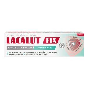 Крем для фиксации зубных протезов LACALUT Фикс мятный вкус 40 г