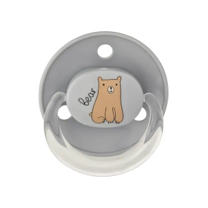 Пустышка Baby-Nova 26366-2 силиконовая круглая с рисунком и кольцом для мальчика №2