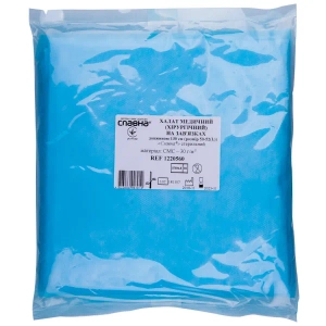 Халат медичний стерильний хірургічний на зав'язках L 130 см