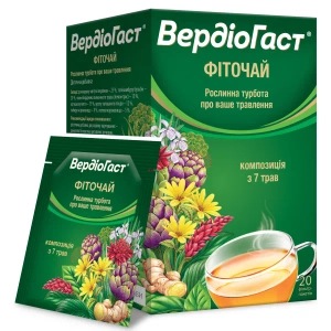 Вердиогаст фиточай фильтр-пакет 1.5 г №20