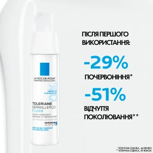 Успокаивающий увлажняющий флюид La Roche Posay Toleriane Dermallergo 40 мл