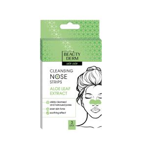 Очищающие полоски Beauty Derm для носа с экстрактом Алоэ Вера №3