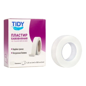 Пластир Tidy 1,25 х 500 на тканинній основі