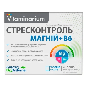 Витаминариум стрессконтроль Магний+В6 саше №30