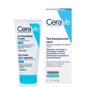 Пом’якшувальний крем для сухої, загрубілої та нерівної шкіри обличчя та тіла CeraVe 177 мл
