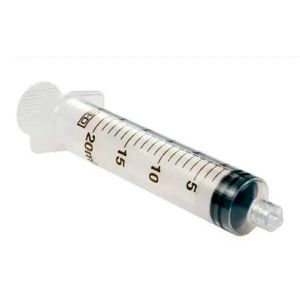 Шприц инъекционный трехкомпонентный Luer Lock (игла 0,8 x 38 мм) MEDICARE 20 мл №1