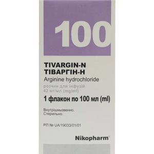 Тіваргін-Н розчин для інфузій 42 мг/мл 100 мл