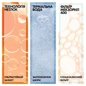 Легкий солнцезащитный флюид La Roche-Posay Антелиос UVA 400 SPF 50+ устойчивый к воде и поту для чувствительной кожи лица 50 мл