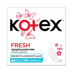 Прокладки ежедневные Kotex Deo Normal №56