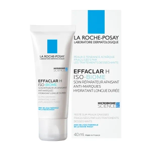 Крем для обличчя La Roche-Posay Effaclar H Iso-Biome відновлюючий для зневодненої чутливої шкіри схильної до недоліків 40 мл