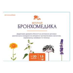 Фіточай Бронхомедика фільтр-пакети 1,5 г №20