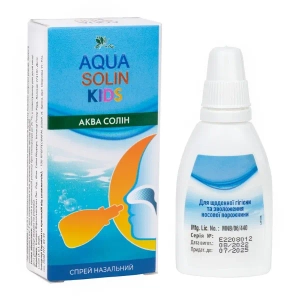 Аква Солин кидс спрей назальный 20 мл
