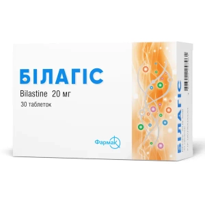 Білагіс таблетки 20 мг №30