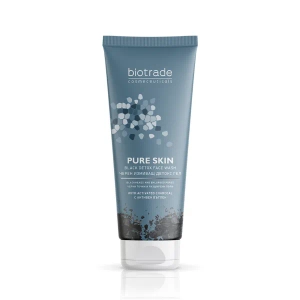 Гель Biotrade Pure Skin Black Detox гель-детокс для вмивання з активованим вугіллям і молочною кислотою 200 мл