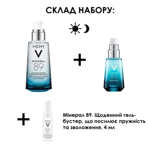 Набір для обличчя Vichy Mineral 89 зволожуючий на 8 березня 2023