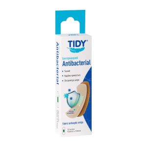 Пластырь TIDY бактерицидный на тканевой основе 72 мм х 19 мм №10