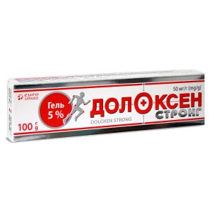 Долоксен Стронг гель 50 мг/г туба 100 г