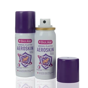 Пластир аерозольний рідкий водостійкий AEROSKIN Biolikar Біолікар аерозоль 50 мл