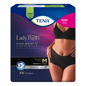 Урологические трусы Tena Lady Pants Plus для женщин Medium Black №9