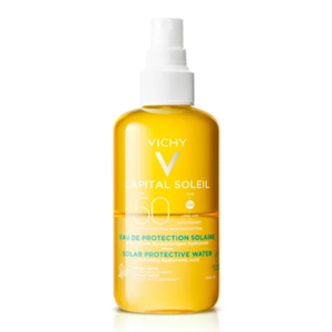 Набір Vichy Capital Soleil водний двофазний зволожуючий спрей для обличчя та тіла SPF50 200 мл + Молочко після засмаги 100 мл