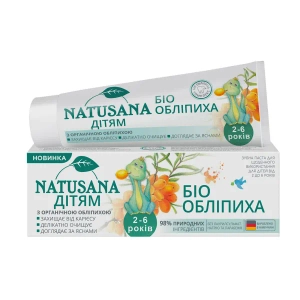 Зубна паста для дітей Natusana Біо Обліпиха 50 мл