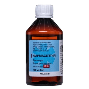 Фармасептил раствор для наружного применения 70 % флакон 100 мл