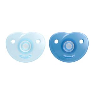 Пустышка Philips Avent Soothie для новорожденных 0-6 месяцев голубая SCF099/21 №2