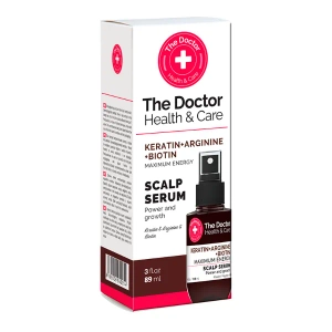 Сироватка для волосся The Doctor Health&Care Keratin + Arginine + Biotin Максимум енергії 89 мл