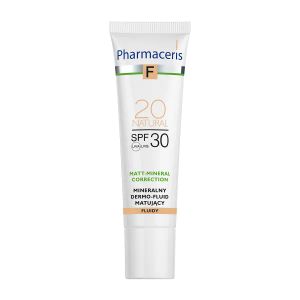 Флюид для лица Pharmaceris F SPF 30 минеральный матирующий тон 20 Natural натуральный 30 мл