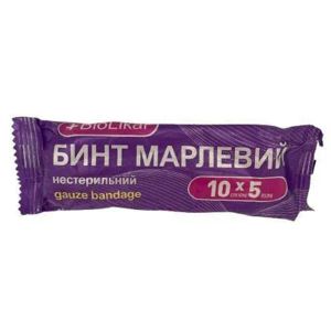 БИНТ МАРЛ. МЕД. Н/СТ 5Х10 БИОЛИКАР