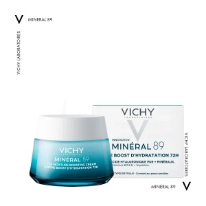 Легкий крем Vichy Минерал 89 Увлажнение 72 часа для всех типов кожи лица 50 мл