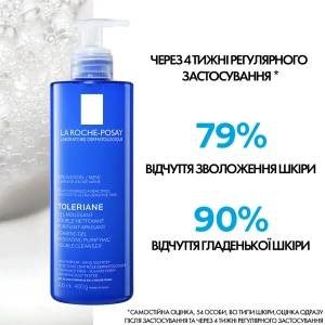 Очищающий гель-мусс La Roche-Posay Toleriane увлажняющий, двойного действия 400 мл