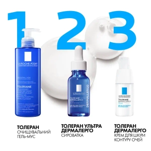 Очищающий гель-мусс La Roche-Posay Toleriane увлажняющий, двойного действия 400 мл