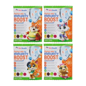 НатХелс Мультивитамины для устойчивого иммунитета пастилки желейные №150