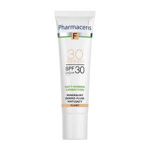 Флюїд для обличчя Pharmaceris F SPF30 мінеральний матуючий тон 30 Tanned засмага 30 мл